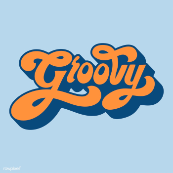 Groovy word typography style illustration | Free stock vector - 472679 Groovy word typography style illustration | Free stock vector - 472679