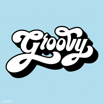 Groovy word typography style illustration | Free stock vector - 472681 Groovy word typography style illustration | Free stock vector - 472681