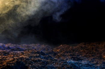Ground with fog Ground with fog