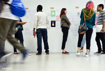 Group of diverse people attending startup bus.. | Free stock photo - 2391 Group of diverse people attending startup bus.. | Free stock photo - 2391