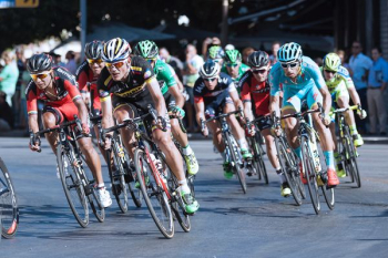 group of men on cycling race group of men on cycling race