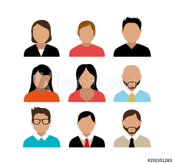 group of people avatar character group of people avatar character
