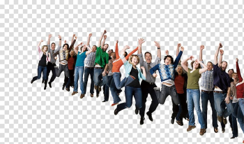 Group of people raising hands, Service , Real creative crowd cheered free transparent background PNG clipart