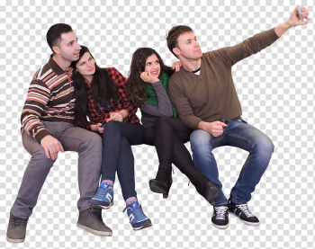 Group of people sitting on bench while taking groupie, Table Instructional design Dining room, group of people transparent background PNG clipart
