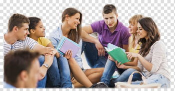 Group of people sitting on floor, University of Twente International student Scholarship College, students transparent background PNG clipart