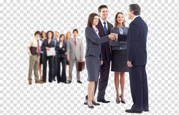 Group of people standing illustration, Businessperson , Business People Background transparent background PNG clipart