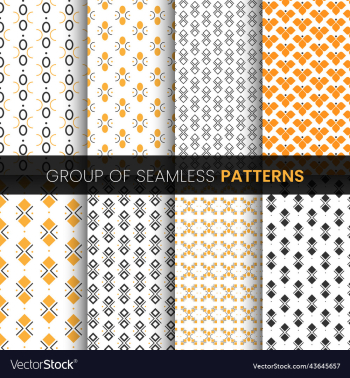 group of seamless patterns