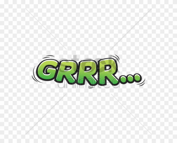 Grrr Png Clipart Onomatopoeia Comics Clip Art - Word