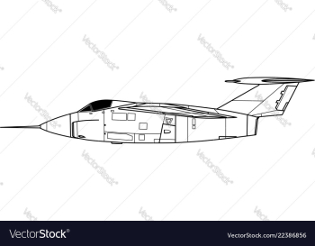 Grumman f10f jaguar vector image Grumman f10f jaguar vector image