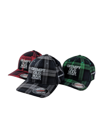Grumpy Old Man Plaid Hat — Slippery's Bar & Grill Grumpy Old Man Plaid Hat — Slippery's Bar & Grill