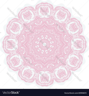 Grunge decorative mandala vector image Grunge decorative mandala vector image