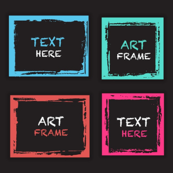 grunge frame template collection grunge frame template collection
