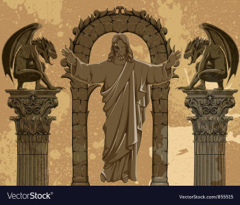Grunge gothic vector image Grunge gothic vector image