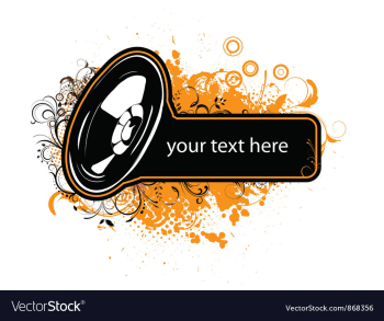 Grunge music frame vector image Grunge music frame vector image