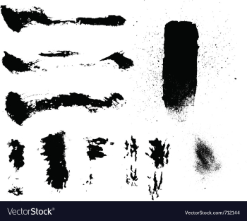 Grunge particles vector image Grunge particles vector image