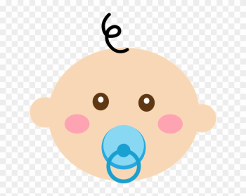 Grávida E Bebê - Clip Art Baby Face