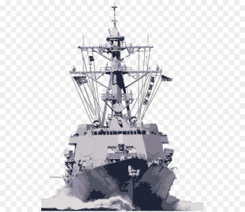 Guided missile destroyer Vector graphics Clip art Illustration Dreadnought - ship 