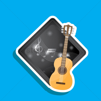 Guitar label Guitar label