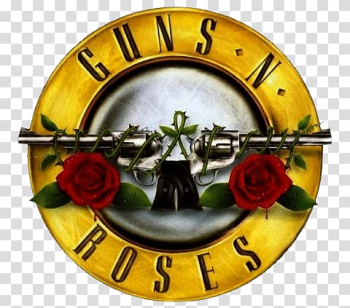 Guns n' Roses logo, Guns N' Roses Logo Musical ensemble Appetite for Destruction, others transparent background PNG clipart