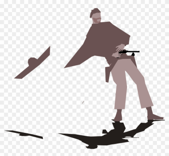 Gunslinger Western Clipart - Illustration