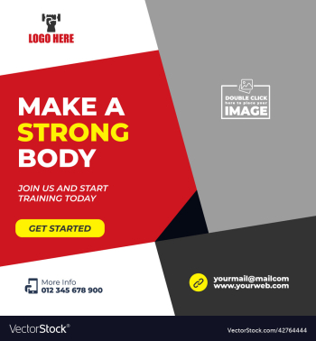 gym fitness social media post template gym fitness social media post template