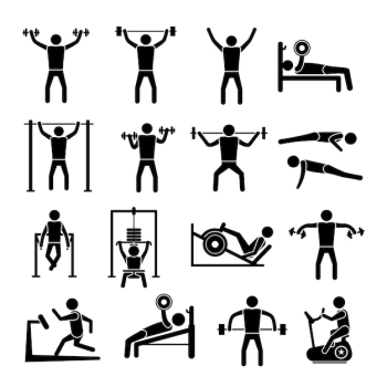 Gym icons collection Gym icons collection