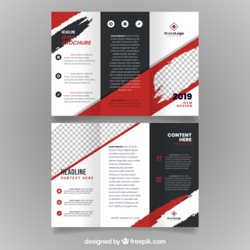 Gym trifold brochure