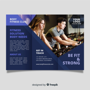 Gym trifold brochure