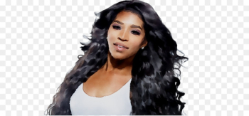 Hair coloring Long hair Black hair Wig - Hair coloring Long hair Black hair Wig -