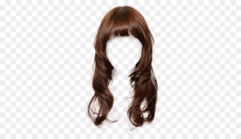 Hairstyle Wig Long hair - Free wig hairstyle dress material matting 