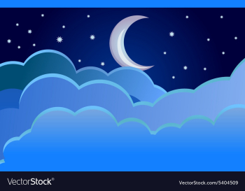 Half moon background vector image Half moon background vector image