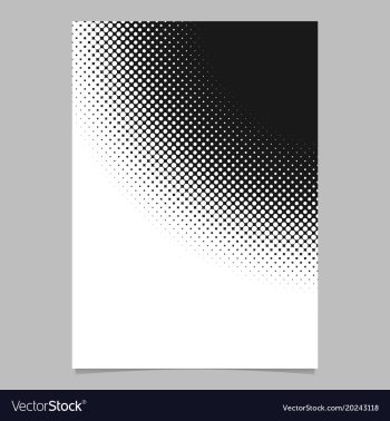 Halftone circle pattern background poster vector image Halftone circle pattern background poster vector image
