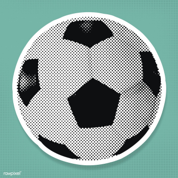 Halftone football sticker | Free illustration - 2352773 Halftone football sticker | Free illustration - 2352773