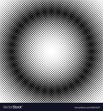 Halftone square pattern background template vector image Halftone square pattern background template vector image