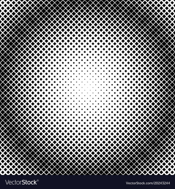 Halftone square pattern background template vector image Halftone square pattern background template vector image