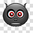 Halloween, black devil emoji illustration transparent background PNG clipart Halloween, black devil emoji illustration transparent background PNG clipart