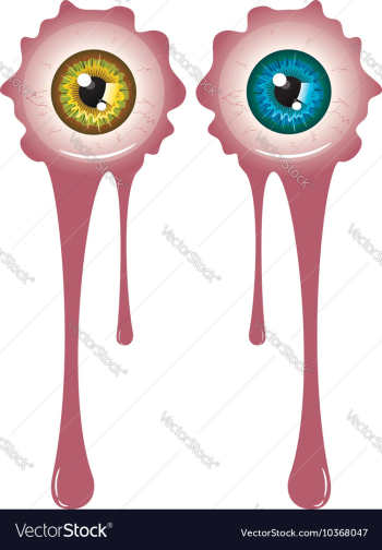Halloween Bloody Eyeball6 vector image Halloween Bloody Eyeball6 vector image