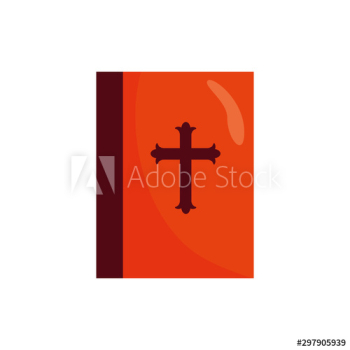 halloween book with cross icon