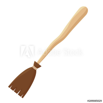 Halloween broom vector design Halloween broom vector design