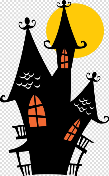 Halloween cake Haunted house Wall decal , Halloween transparent background PNG clipart