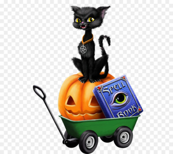 Halloween Cat Witch Clip art - Halloween pumpkin black cat Halloween Cat Witch Clip art - Halloween pumpkin black cat