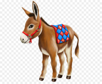 Halloween Clip art - Watercolor donkey Halloween Clip art - Watercolor donkey