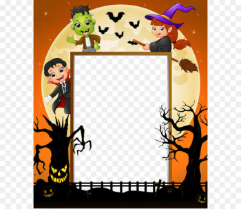 Halloween Costume Cosplay - Halloween Vector Border Halloween Costume Cosplay - Halloween Vector Border