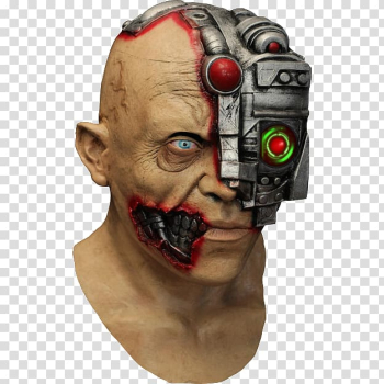 Halloween costume Costume party Mask Clothing, Cyborg transparent background PNG clipart