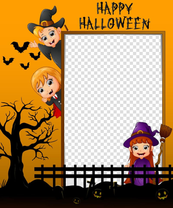 Halloween costume Illustration, Halloween Border transparent background PNG clipart Halloween costume Illustration, Halloween Border transparent background PNG clipart