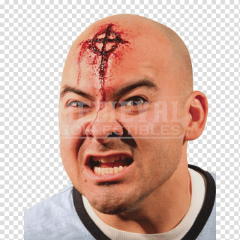 Halloween costume Prosthesis Theatrical makeup Forehead, nose transparent background PNG clipart