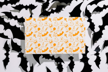 Halloween cover mockup Halloween cover mockup