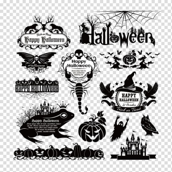 Halloween , Euclidean Element Halloween, Halloween Element transparent background PNG clipart