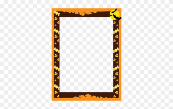 Halloween Frame Border With Treats For Kids - Free Halloween Border Word Document