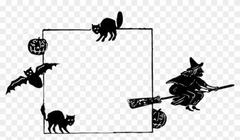 Halloween Frame Witch Pumpkin Cat Scary Border - Vivir Lejos De Los Suegros Halloween Frame Witch Pumpkin Cat Scary Border - Vivir Lejos De Los Suegros